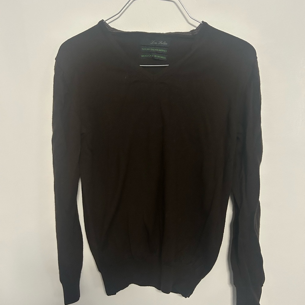 Classic Black Crewneck Sweater